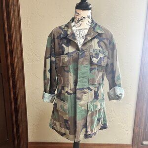 US Marines camo jacket with hand stitched Thunder Bird
